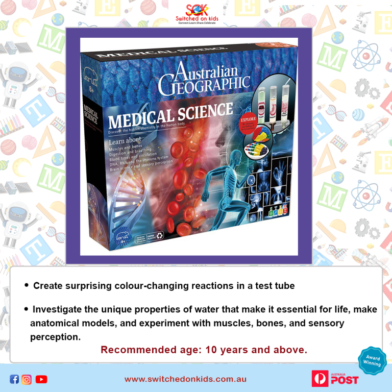 Australian Geographic Medical Science Kit Switched on kids