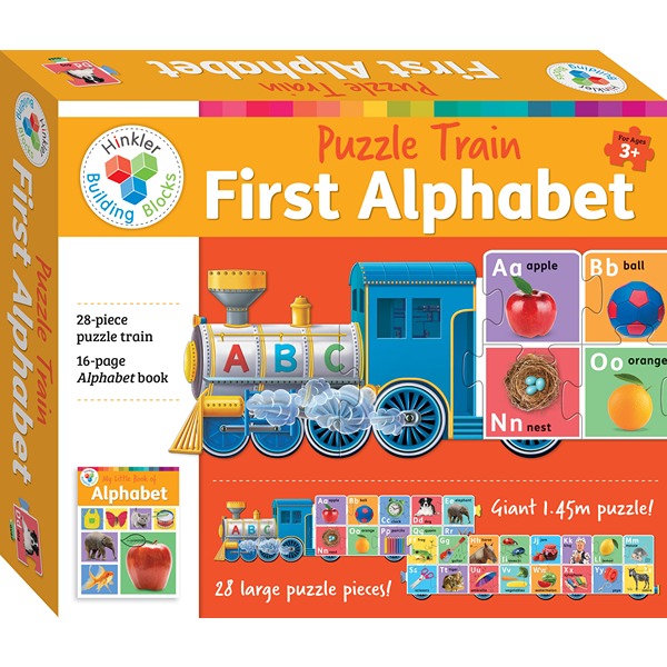 Building Blocks Puzzle Train: Alphabet & Numbers