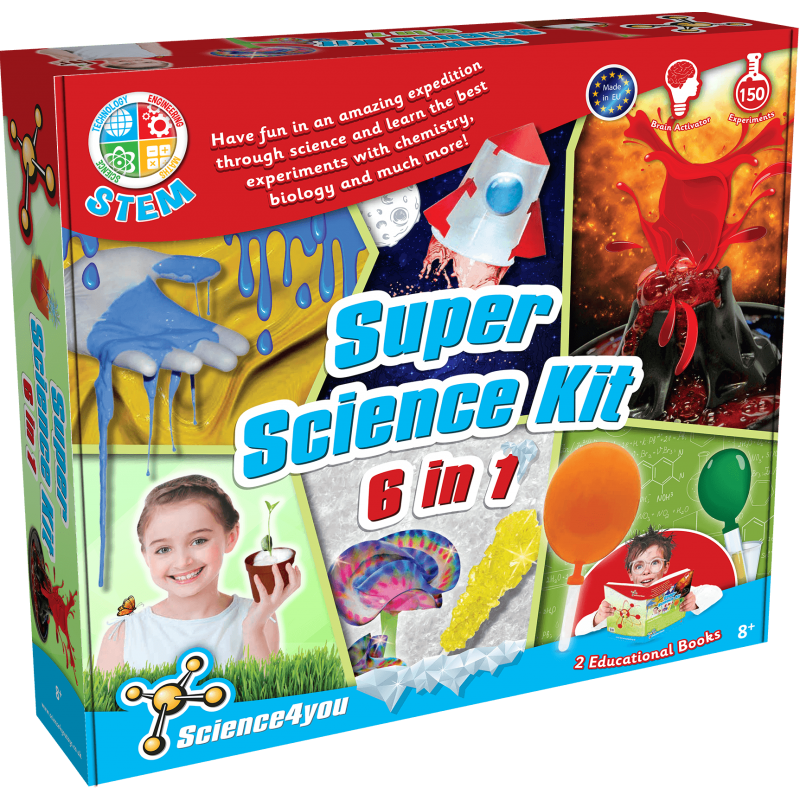 Science4you Super Kit Scientifique 6 en 1