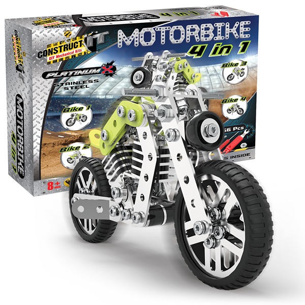 Motorbike - 4 in 1 - 256 Pces