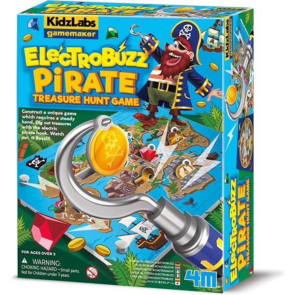 4M – Kids Labs Gamemaker- ElectroBuzz Pirate Treasure Hunt
