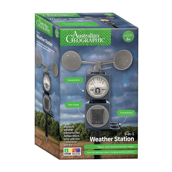 Australian Geographic - 5-in-1 Weather Station