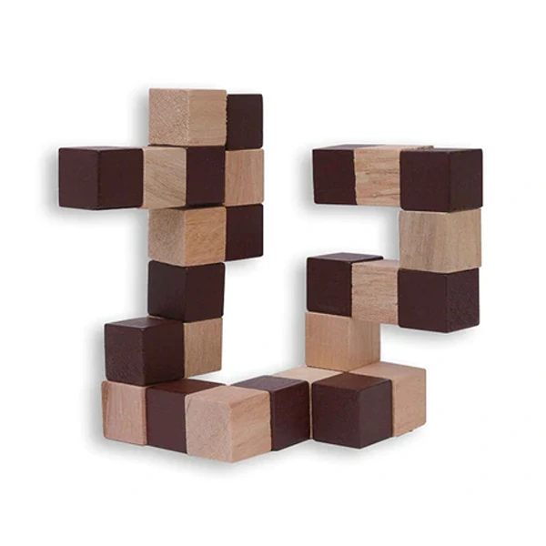 Smart Brain 3 x 3 Snake Cube Puzzle Switched on kids