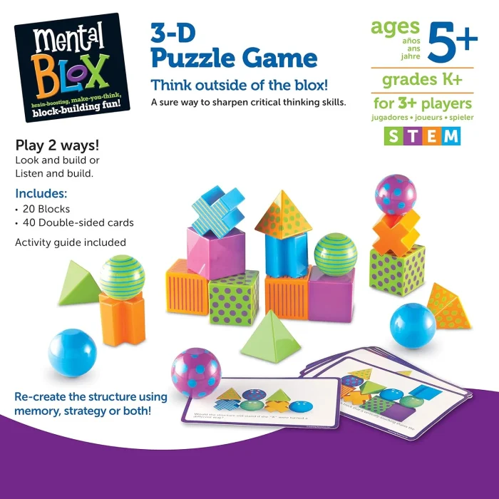 81r-tOaLNpL._SL1500_ Mental Blox® Critical Thinking Game