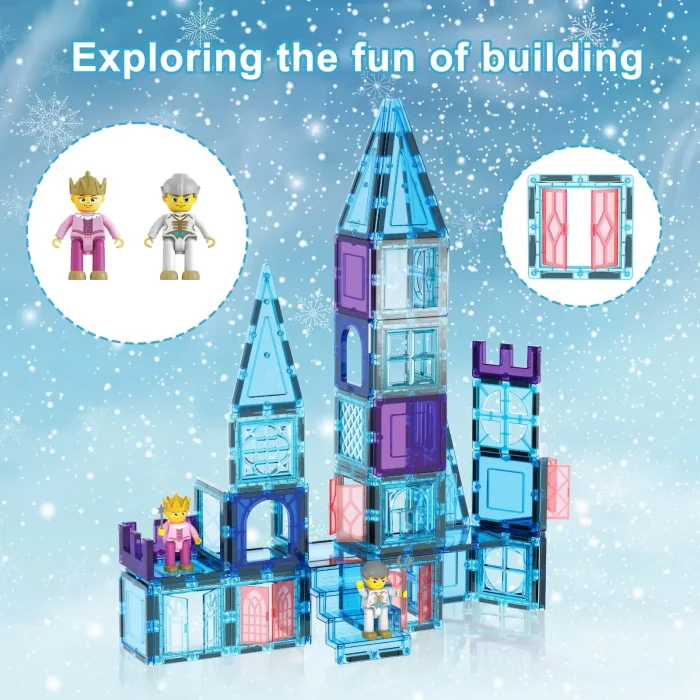 817338028152 72 pc Ice Winter Theme with 2 Characters