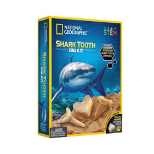 National Geographic Shark Tooth Dig Kit