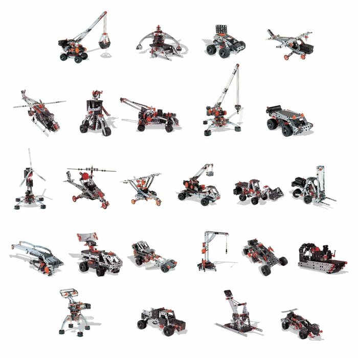 Meccano 25 in 1 Construction Set in case