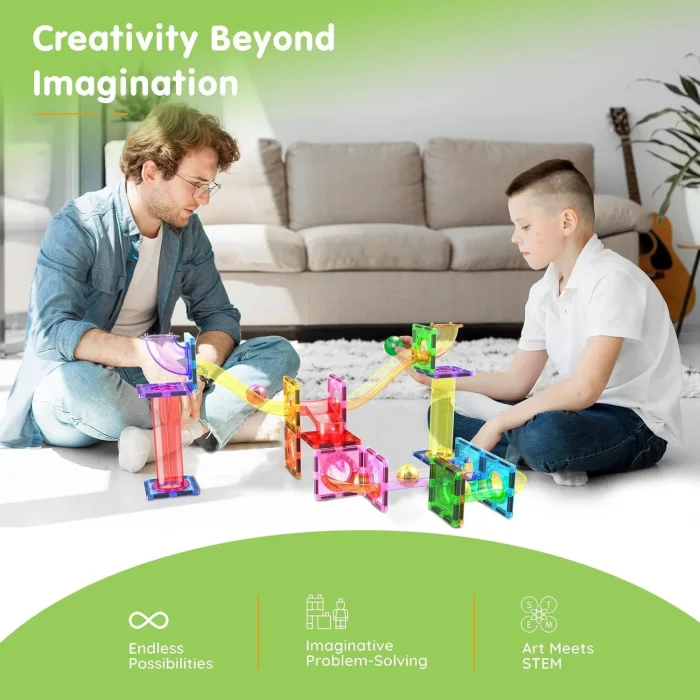 71dt1OerZgL._AC_SL1500_ Picasso Tiles - 40 Pc Marble Run