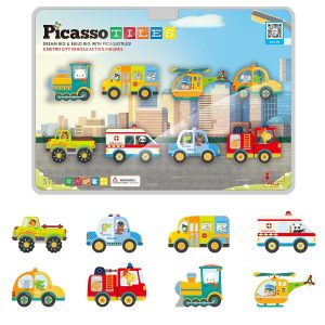 Metro city Set with 8 vehicles