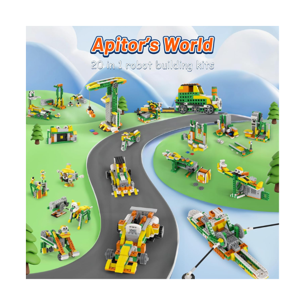 Apitor Robot Q 20-in-1 Programmable STEM Kit