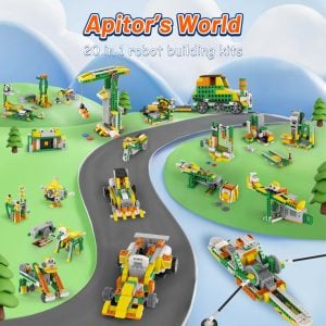Apitor Robot Q 20-in-1 Programmable STEM Kit"