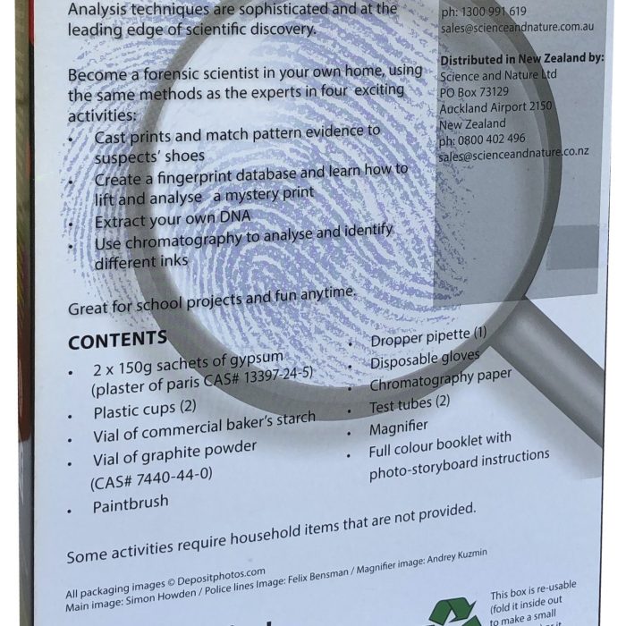 78103_5 Discover Science - Forensic Science Kit