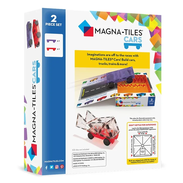 815ls2Bt53L._SL1500_ MAGNA-TILES - Cars - 2 Piece Expansion Set - Purple & Red