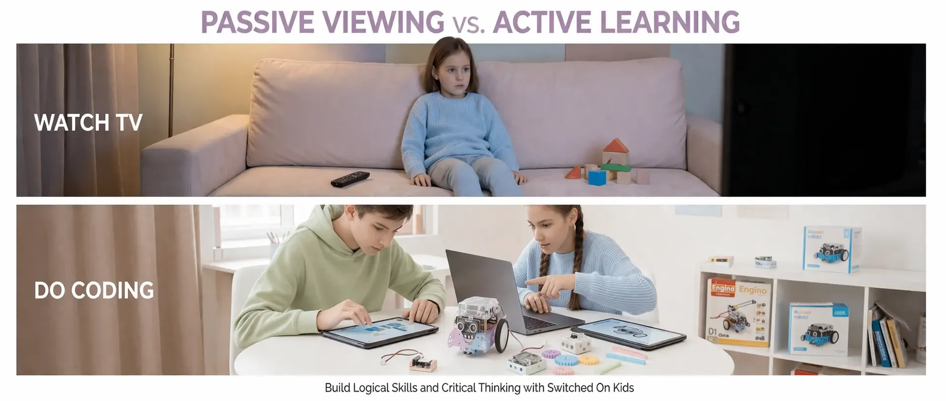 Watch TV vs Do Coding