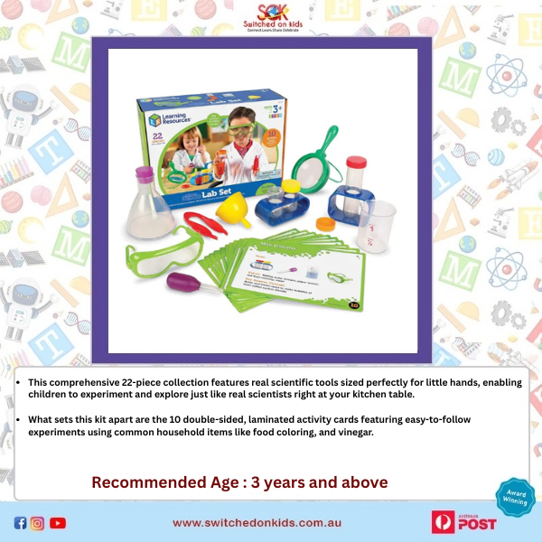 Specially created for curious young learners , this kit combines chemistry, light, and creativity to make science both fun and unforgettable. (3) Specially created for curious young learners , this kit combines chemistry, light, and creativity to make science both fun and unforgettable. (3)