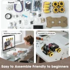 ACEBOTT ESP32 Smart Car Starter Kit with 4WD Mecanum Wheel