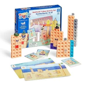 hand2mind - MathLink® Cubes NUMBERBLOCKS® 21-30 Activity Set